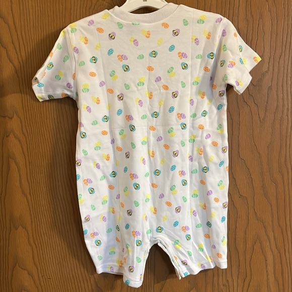 Avon White Bodysuit Romper with Easter Eggs 18-24M - Picture 7 of 8